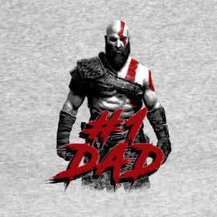 God of War - Kratos - Number 1 Dad T-Shirt